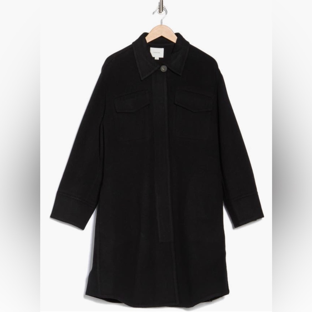 NWT Vince Double Pocket wool blend coat - Picture 3 of 3